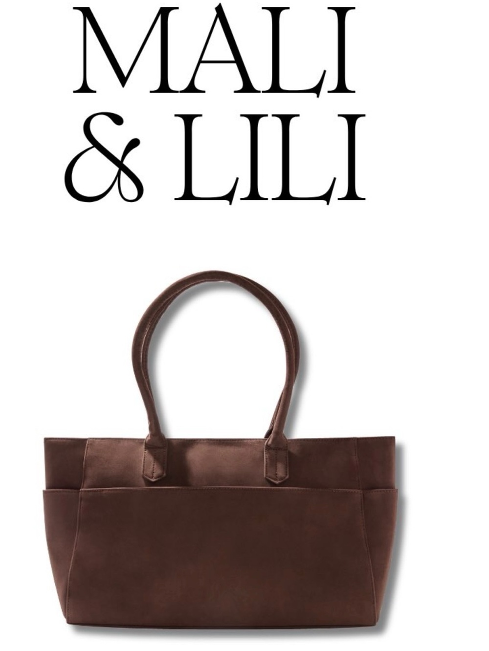 Mali & Lili Chocolate Brown Tote Bag